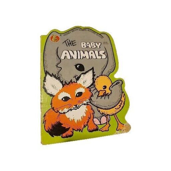 Other | The Baby Animals By Fran Rizzo 1983 A Honey Bear Shape Board ...